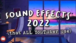 ULTIMATE YouTubers Sound Effects Pack 2022 [upl. by Hakeber]