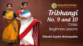 How To Do Tribhangi Stepping 9 and 10  Odissi Beginners Lessons by Vidushi Sujata Mohapatra [upl. by Haianeb477]