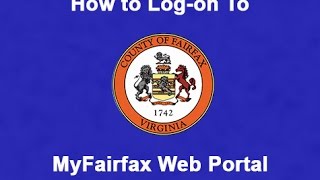 Access Tax Info Online with MyFairfax [upl. by Nellaf]