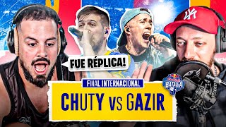 EL PAPELÓN MÁS GRANDE de la HISTORIA  REACCIÓN ft DTOKE a CHUTY vs GAZIR Red Bull Internacional [upl. by Anagnos]