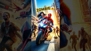 Running From Zombie 😨😱 Evolution of Spiderman SpiderMan spiderman avengers marvel ai shorts [upl. by Mcdade]