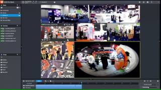 QNAP CES Live Stream  Day 3 QVR Pro briefly demo [upl. by Ajnek]