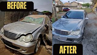 Restoring a Salvage Car From Wreck to Beauty [upl. by Yorgos]