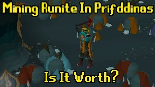 Mining Runite At The Trahaearn Mine  OSRS Money Making  Prifddinas [upl. by Sisak]