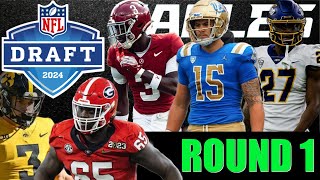 2024 NFL Draft LIVE Reaction 👀 Picks 1  32 will the Eagles make a BLOCKBUSTER Trade [upl. by Ybreh820]