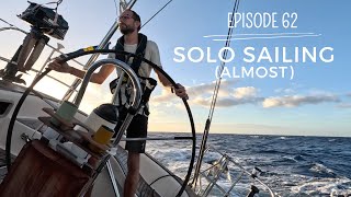 62  Marcus is forced to SOLO SAIL through the night  LinneaSailing [upl. by Kolodgie]