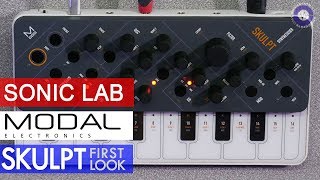 First Look Modal Electronics SKULPT 4 voice polysynth [upl. by Yendirb280]