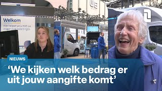 Mobiele belastingdienstbus helpt je met jouw aangifte 💰  L1 Nieuws [upl. by Gibb]