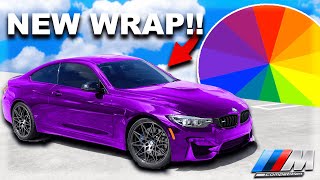 Wrapping My BMW M4 Competition Color Reveal [upl. by Ainedrag151]