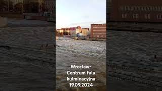 Czy grozi nam powódź Wroclaw Centrum fala kulminacyjna 19092024 [upl. by Ryan689]