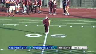 WPIAL Pittsburgh City League High School Football Allderdice at Uniontown 91324 [upl. by Laspisa]