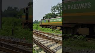 marshalling yard station mei only engine run wap 9 [upl. by Asillam]