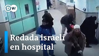 Israel mata a tres miembros de una quotcélula terroristaquot en un hospital de Cisjordania [upl. by Larner46]