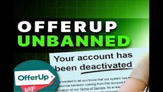 How to get new OfferUp account OfferUp account Shadow Banned  Suspended [upl. by Killian]