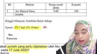 Prinsip Perakaunan Tingkatan 4  Bab 3 dokumen perniagaan invois [upl. by Norrehs]