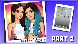 Kendall amp Kylie App Game  Part 2  Meeting Kendall amp Kylie [upl. by Ecad]