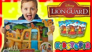 Landons Toy Review Disneys The Lion Guard Playset and The Lion Guard Blind bags [upl. by Khai720]