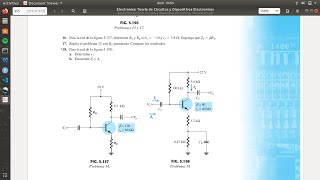 Transistores BJT Analisis ACEjercicio 518 Boylestad [upl. by Nickolai915]