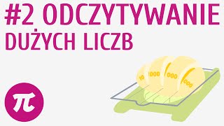 Odczytywanie dużych liczb 2  Liczby naturalne  dziesiątkowy układ pozycyjny [upl. by Jodoin932]