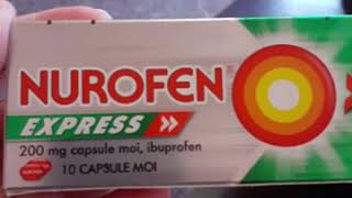 NUROFEN EXPRESS FORTE 400 MG CAPSULE MOI [upl. by Berkie]