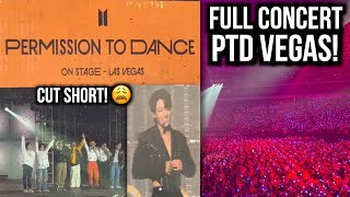 BTS PTD Las Vegas DAY 1 VlogFancam FULL Concert HD [upl. by Rehposirhc]