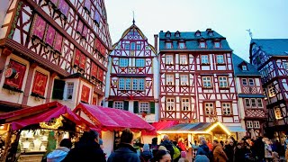 2024 BernkastelKues Christmas Market Weihnachtsmarkt Walk Germany 4K60 [upl. by Sandeep913]