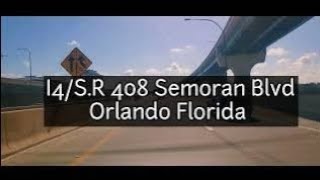 I4 EastSemoran BlvdAndes Ave Sanford Orlando FloridaOrlando Driving Tour [upl. by Crudden]