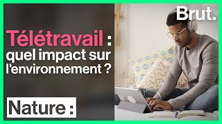 Télétravail  quel impact sur lenvironnement [upl. by Yesiad]