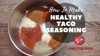 How to make taco seasoning at home for healthy meal prep recipes [upl. by Enilegna]