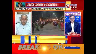 LIVE  EVENING PRIME WITH WASBIR HUSSAIN BIG DISCUSSION ON MANIPUR MATTER OF NATIONAL SECURITY [upl. by Cele]