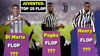 Calcio Serie A 20 FLOP di Mercato più GRANDI della JUVENTUS Juventus News [upl. by Airtemad]