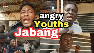 angry youths Express their frustration of the Taskforce in Jabang [upl. by Kristos200]