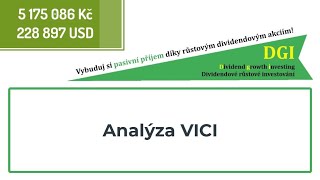 Analýza dividendové akcie VICI  REIT [upl. by Dorothi795]