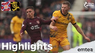 Highlights  Hearts 42 Livingston  cinch Premiership [upl. by Lucrece459]