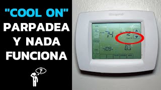 El termostato del aire acondicionado indica frío pero no funciona [upl. by Ahsyas170]