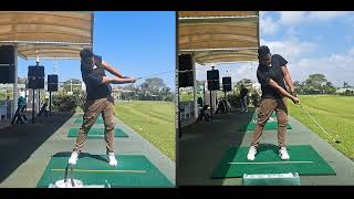 Suvarns swing improvement at Mount Edgecombe Driving Range [upl. by Regina]