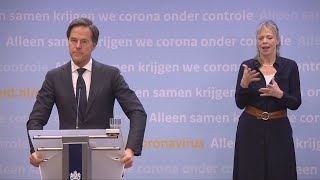 12 januari 2021 de integrale persconferentie van premier Rutte en minister De Jonge [upl. by Adnilahs]