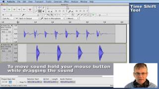 12 TIME SHIFT  Video Guide to Audacity [upl. by Cannon]