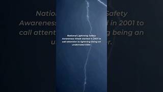 Lightning Safety Awareness Week 2024 Lightning Is an Underrated Killer [upl. by Ssew815]