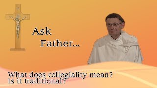 20  Ask Father Albert  What does collegiality mean Is it traditional [upl. by Tnilc646]