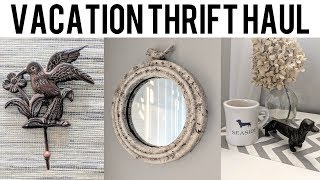 Collective Vacation Thrift Haul amp Home Styling Goodwill amp WaterFront Thrift Store Destin Florida [upl. by Liggitt]