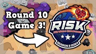 Round 10  Game 3 of the Risk World Championship S2 [upl. by Katina]