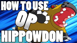 Pokémon How To Use Hippowdon OP Hippowdon Moveset  Pokemon Omega Ruby and Alpha Sapphire  XampY [upl. by Ileana361]