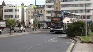 Journey Devon Bus Route 11 Teignmouth  Torquay [upl. by Aikimat]