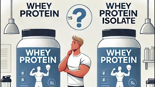 Whey Protein Isolate VS Whey Protein Concentrate [upl. by Mehalek]