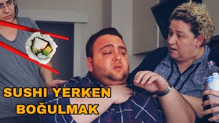 SUSHI YERKEN BOĞULMA ŞAKASI MUKBANG 먹방 [upl. by Annoynek]