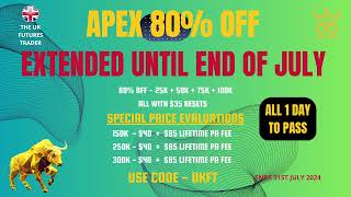 Apex Trader Funding discount offer [upl. by Nibot882]