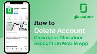 How to Delete Glassdoor Account  Close Glassdoor Account 2021 [upl. by Rexer]