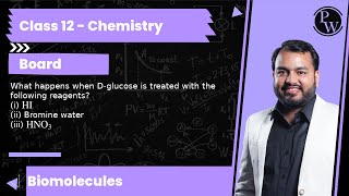 What happens when Dglucose is treated with the following reagents i HI ii Bromine water ii [upl. by Eirb]