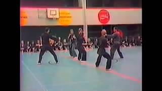 Vorführung Techniken Karatelehrer  Euregio Karate Nordhorn eV  Retro [upl. by Gradey]